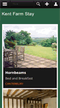 Mobile Screenshot of farm-stay-kent.co.uk