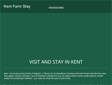 Tablet Screenshot of farm-stay-kent.co.uk